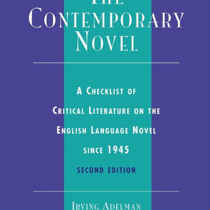 The Contemporary Novel