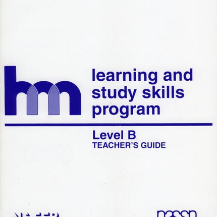 Level B Teachers Guide HM Learning and Study