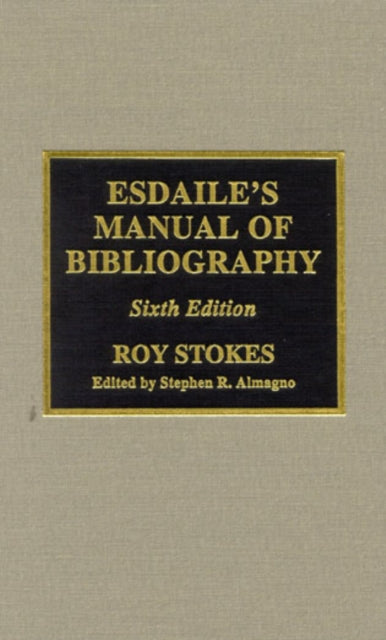 Esdaile's Manual of Bibliography