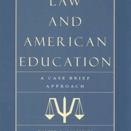 Law and American Education