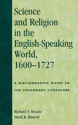 Science and Religion in the EnglishSpeaking World