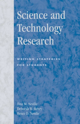 Science and Technology Research: Writing Strategies for Students