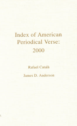 Index of American Periodical Verse 2000