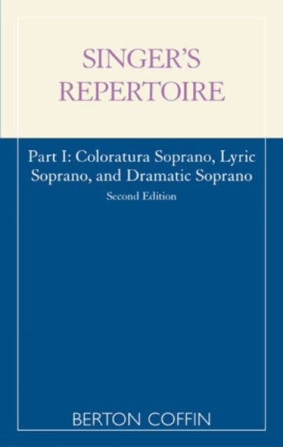 The Singers Repertoire Part I