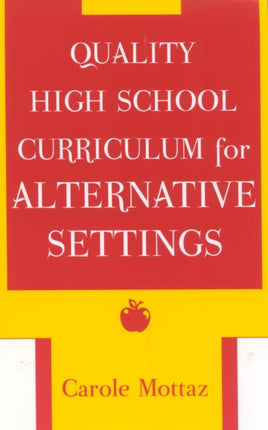 Quality High School Curriculum for Alternative