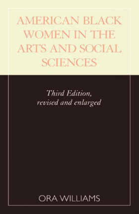 American Black Women in the Arts and Social