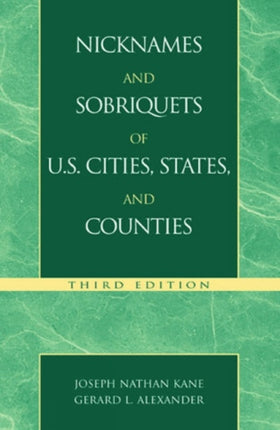 Nicknames and Sobriquets of U.S. Cities States