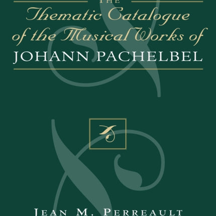 Thematic Catalogue of the Musical Works of Johann