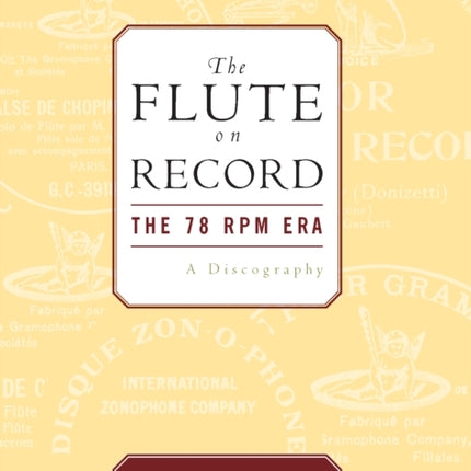 The Flute on Record