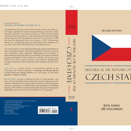 Historical Dictionary of the Czech State