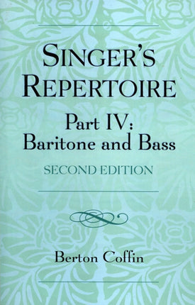 The Singers Repertoire Part IV