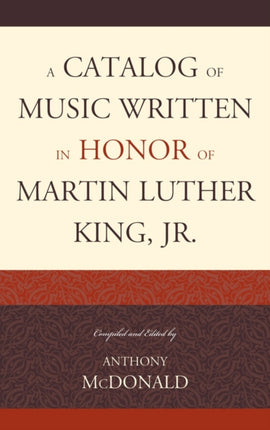 A Catalog of Music Written in Honor of Martin