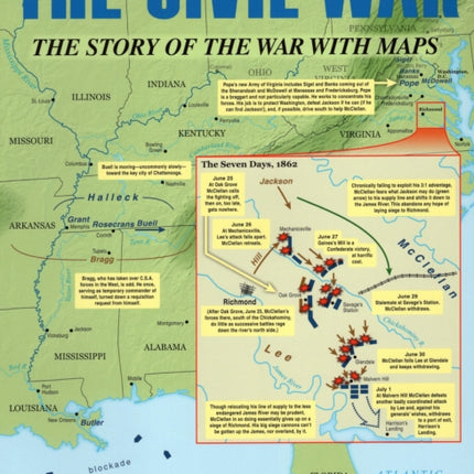 The Civil War The Story of the War with Maps