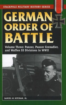German Order of Battle Panzer Panzer Grenadier