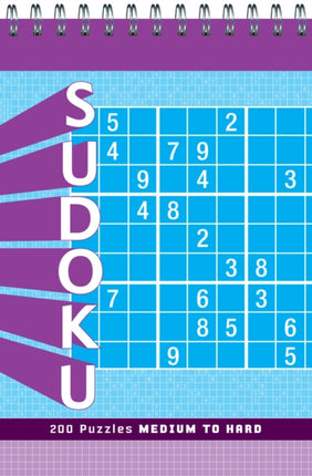 Sudoku Puzzle Pad: Medium to Hard