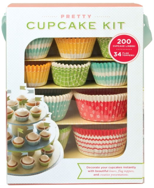 Pretty Cupcake Kit: Decorate Your Cupcakes Instantly with Beautiful Liners, Flag Toppersm, and Creative Presentation