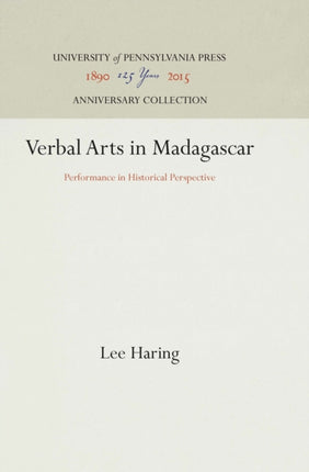 Verbal Arts in Madagascar Performance in