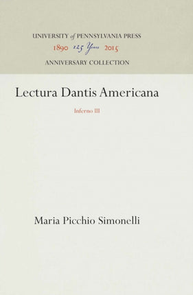 Lectura Dantis Americana: Inferno III