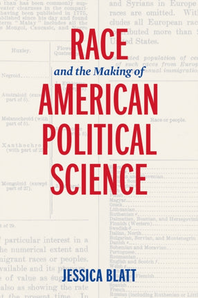 Race and the Making of American Political Science