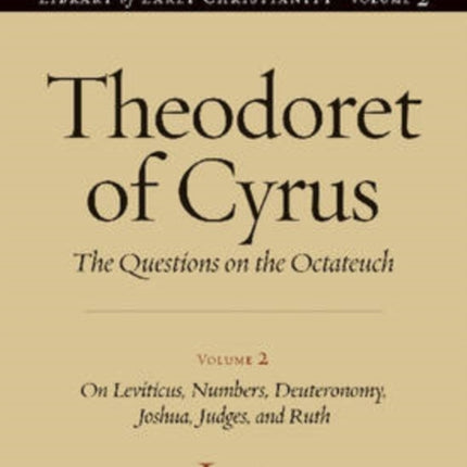 Theodoret of Cyrus v. 2 On Leviticus Numbers  The