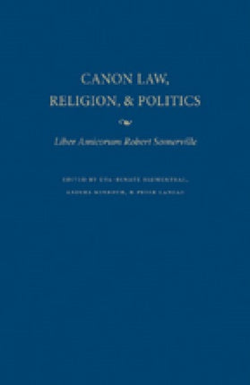 Canon Law Religion and Politics