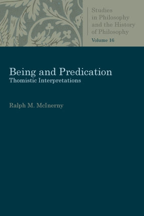 Being and Predication  Essays in Phenomenology