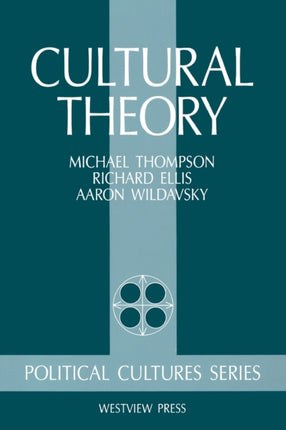 Cultural Theory Political Cultures S
