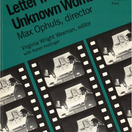 Letter from an Unknown Woman Rutgers Films in Print Max Ophuls Director 5
