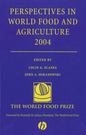 Perspectives in World Food and Agriculture 2004, Volume 1