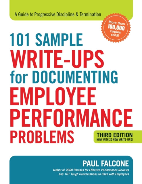 101 Sample WriteUps for Documenting Employee
