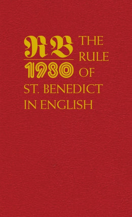 The Rule of St. Benedict in English