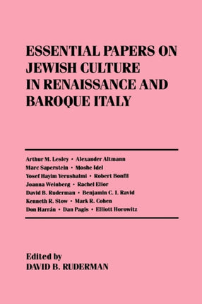 Essential Papers on Jewish Culture in Renaissance