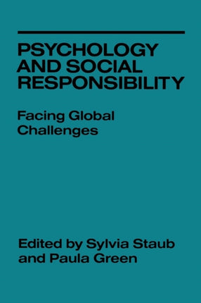Psychology and Social Responsibility  Facing