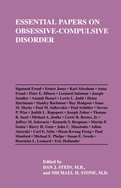 Essential Papers on Obsessive-Compulsive Disorder