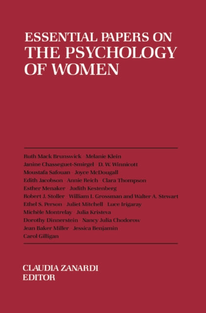 Essential Papers on the Psychology of Women