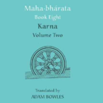 Mahabharata Karna Bk 8 v 1 Clay Sanskrit Library