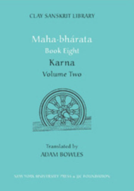 Mahabharata Karna Bk 8 v 1 Clay Sanskrit Library