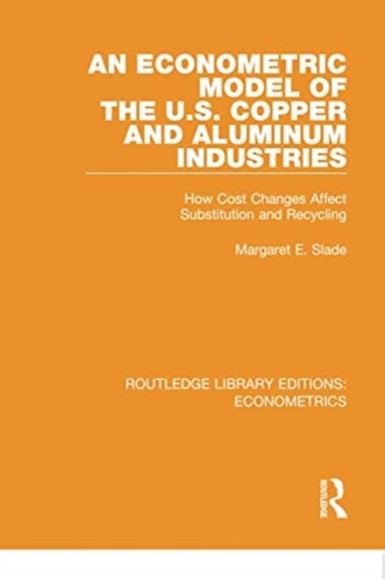 An Econometric Model of the U.S. Copper and Aluminum Industries