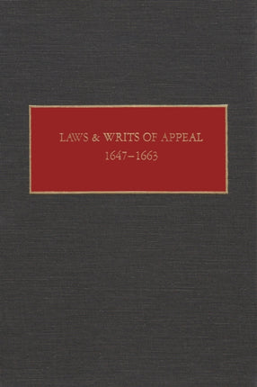 Laws and Writs of Appeal 16471663