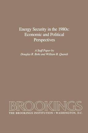 Energy Security in the 1980s