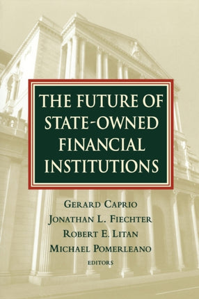 The Future of Stateowned Financial Institutions