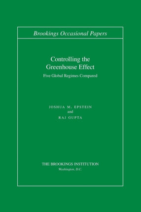 Controlling the Greenhouse Effect Five Global