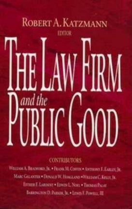 The Law Firm and Public Good