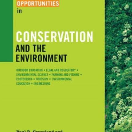 Career Opportunities in Conservation and the
