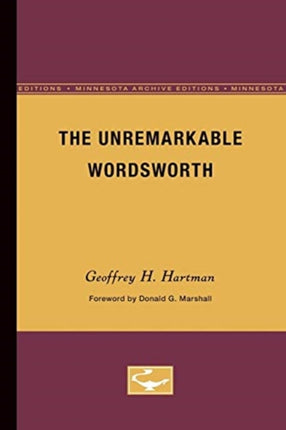 The Unremarkable Wordsworth