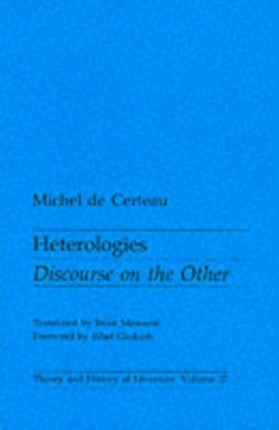 Heterologies: Discourse on the Other