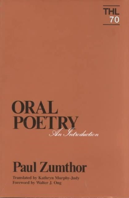 Oral Poetry: An Introduction