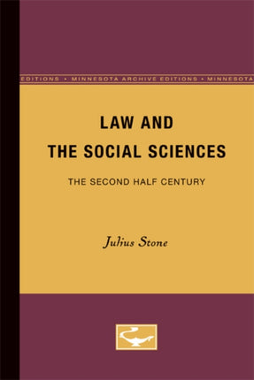 Law and the Social Sciences  The Second Half