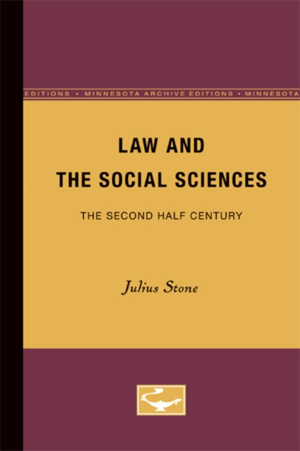 Law and the Social Sciences  The Second Half