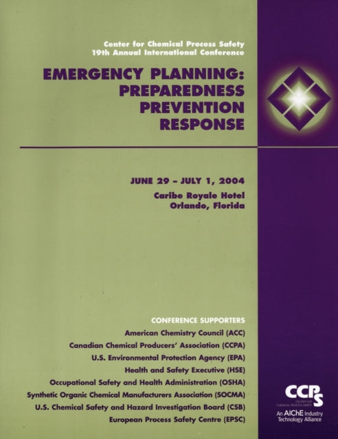 Emergency Planning: Preparedness, Prevention and Response